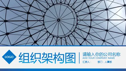 组织架构图人事部组织PPT模板课件