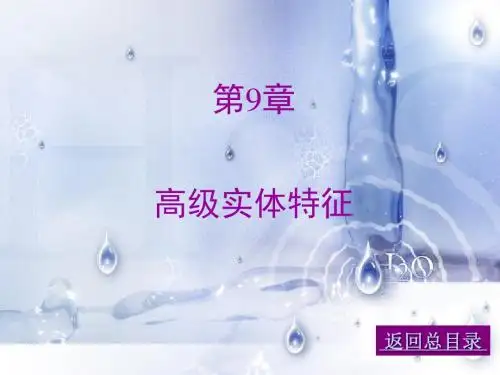 09ProENGINEER Wildfire 2.0实用教程-高级实体特征