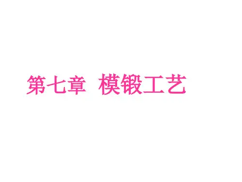 模锻工艺2