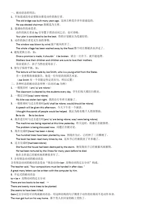 被动语态重点