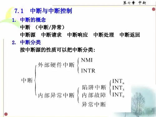 微机原理伍中断