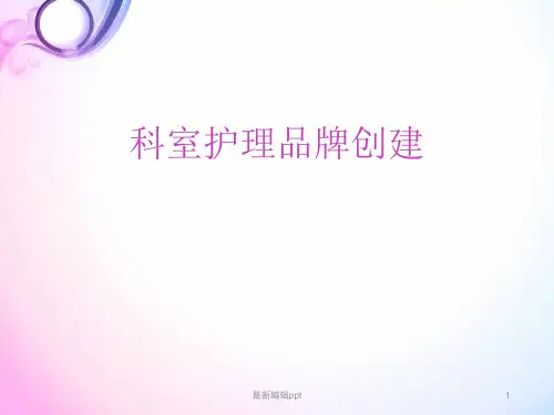 护理品牌建设ppt课件