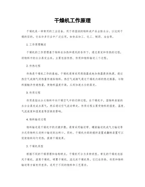 干燥机工作原理