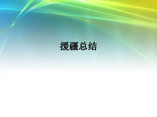 援疆总结ppt课件