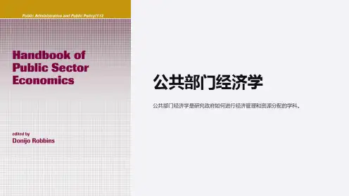 公共部门经济学