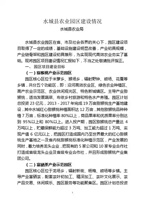 园区建设最新汇报材料(9.10)