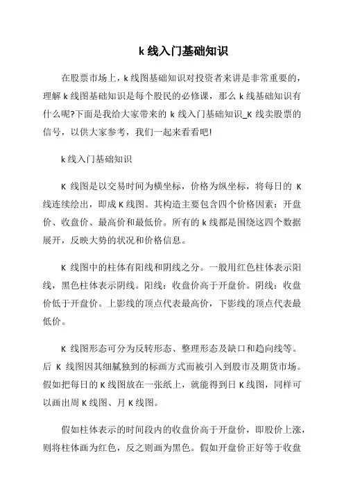 k线入门基础知识