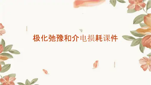 极化弛豫和介电损耗课件