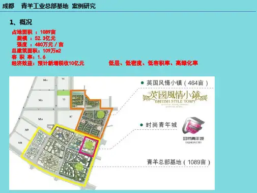 案例分析成都青羊总部基地(共9张PPT)