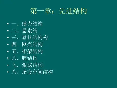 新型大跨结构PPT