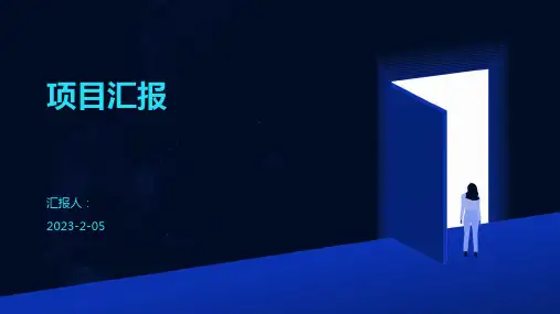 项目汇报PPT课件