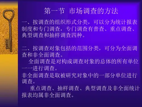 经济学统计调查方法