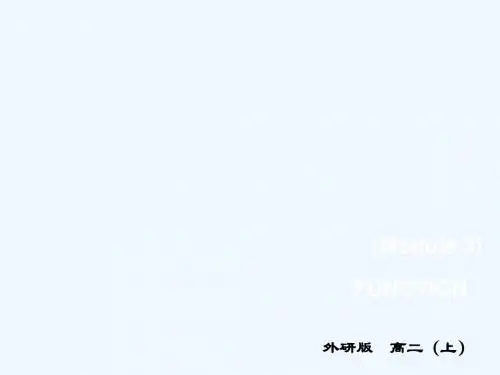 外研版高中英语必修5 Module 3《Adventure in Literature and the Cinema》课件function