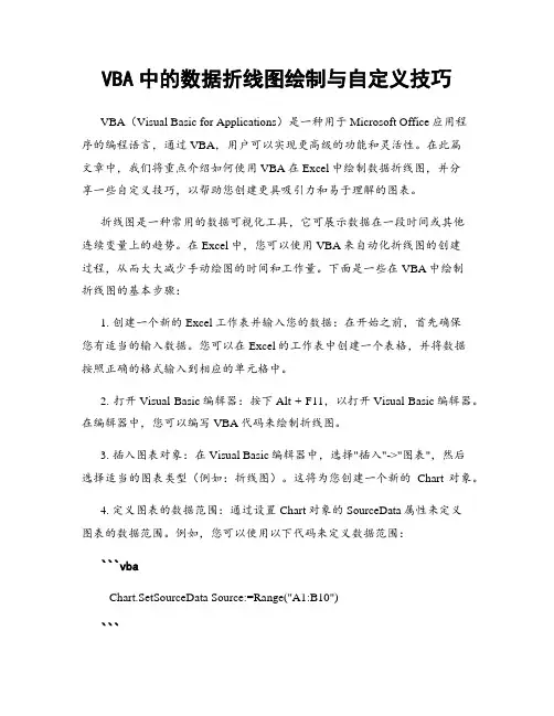 VBA中的数据折线图绘制与自定义技巧