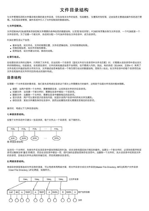 文件目录结构