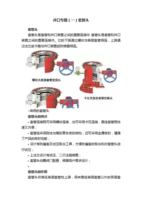 井口专题（一）套管头
