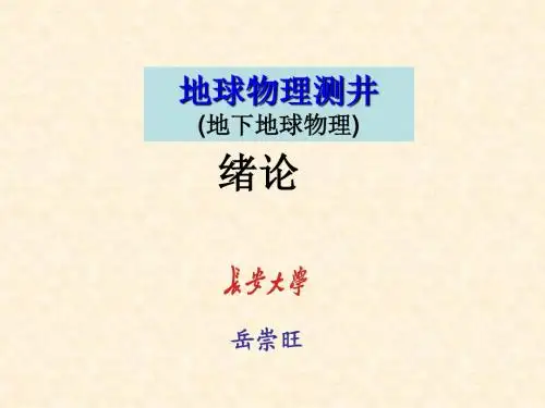 钻井地球物理勘探