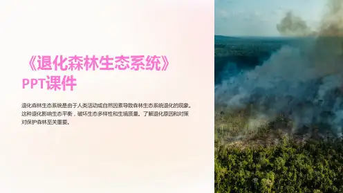 《退化森林生态系统》课件