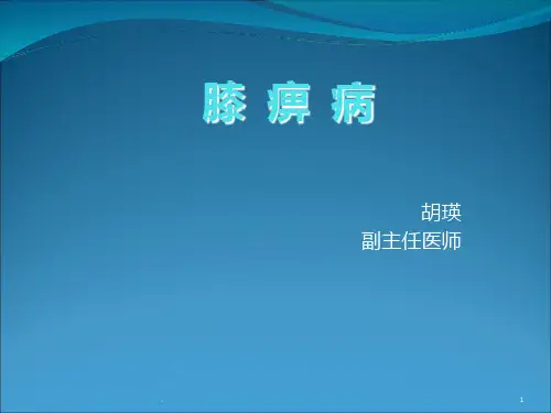 膝痹病PPT课件