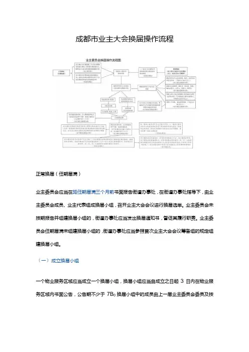 成都市业主大会换届操作流程