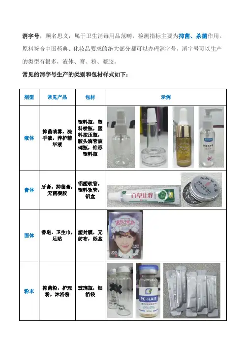 消字号生产
