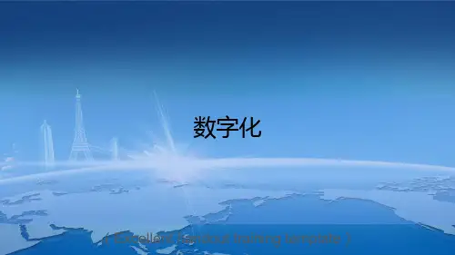 《数字化》PPT模板课件全篇