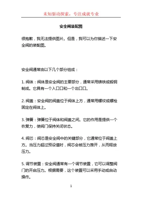 安全阀装配图 (2)