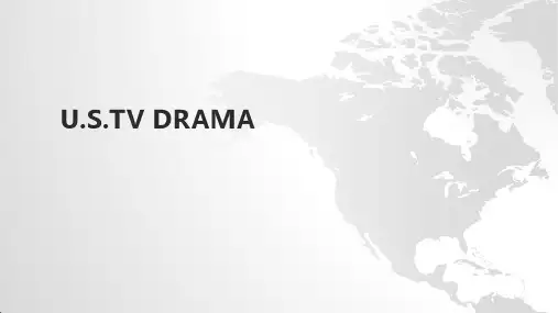 美国电视剧介绍 英文  ppt课件