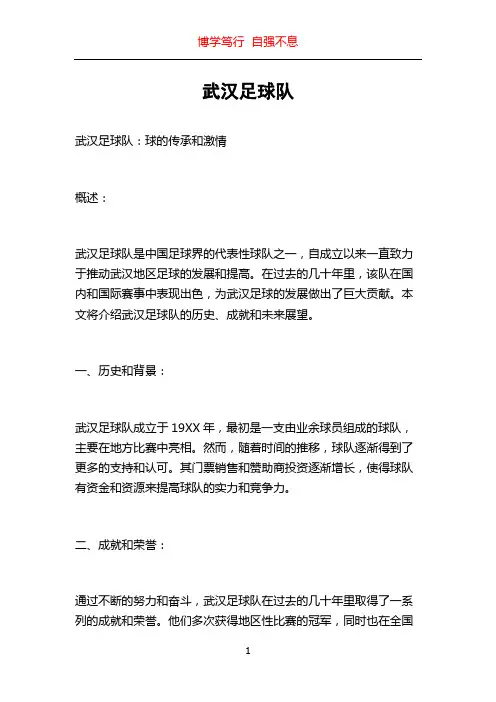 武汉足球队