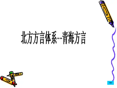 北方方言体系--青海方言 (2)