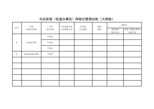 网格化台帐