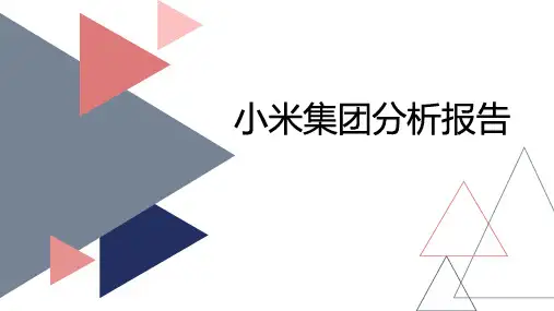 小米集团分析报告