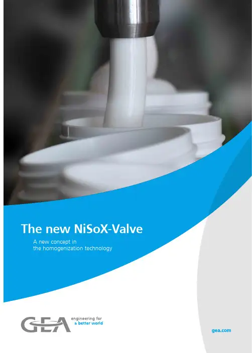 GEA NiSoX-Valve 产品说明书