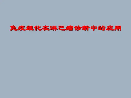 免疫组化在淋巴瘤诊断中的应用