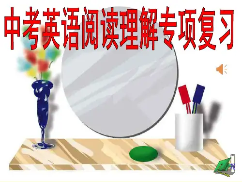 人教版英语 中考英语 阅读理解复习 课件(PPT17张)