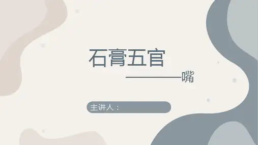 素描——石膏五官(嘴)——美术教案PPT课件