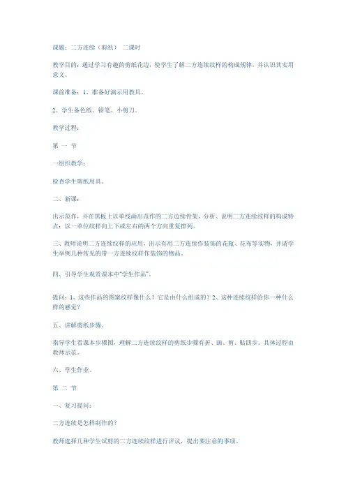 二方连续(剪纸)