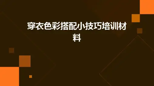 穿衣色彩搭配小技巧培训材料