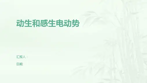 动生和感生电动势