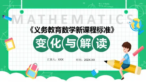小学义务教育数学课程标准2022年版变化与解读教学课件ppt