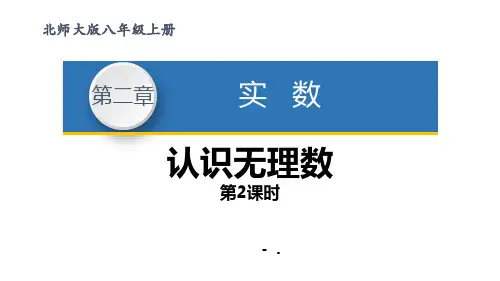 《认识无理数》实数PPT课件(第2课时)