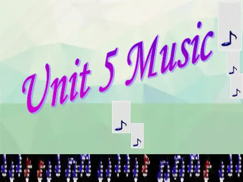 人教新课标高中英语必修二Unit5Music全单元课件共178张PPT