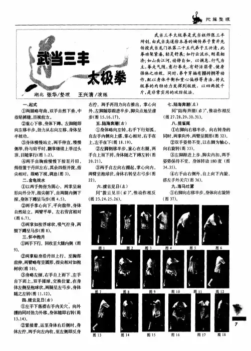 武当三丰太极拳