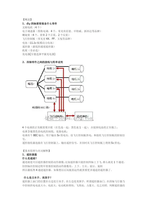 四轴飞行diy全套入门教程