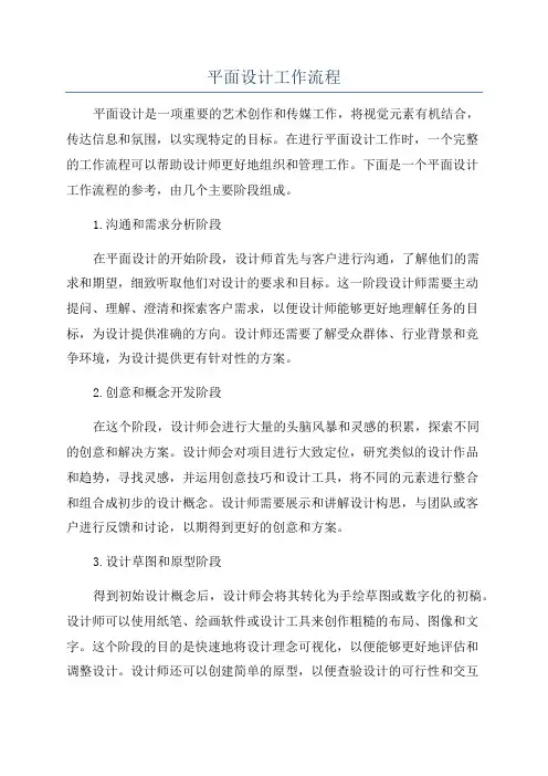 平面设计工作流程