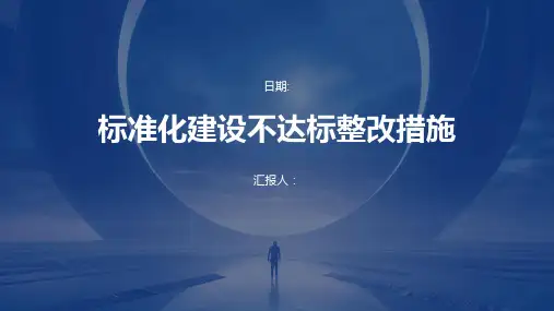 标准化建设不达标整改措施