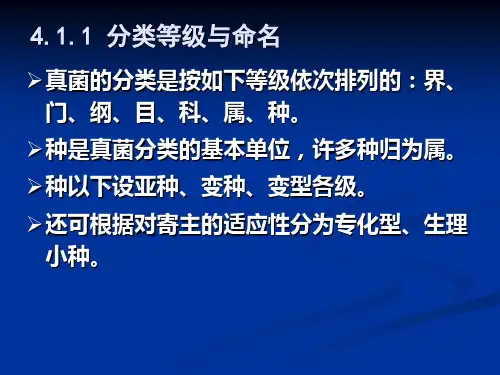 微生物遗传丝状真菌的遗传