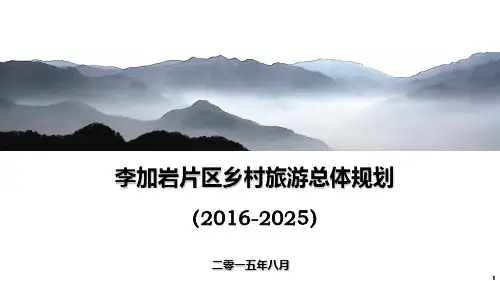 乡村旅游总规技术标2