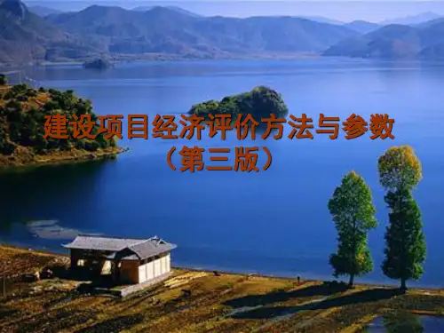 建设项目经济评价方法与参数三版-精选