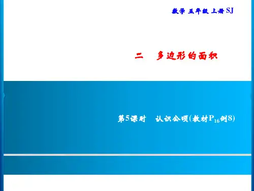 五年级上册数学习题课件-2 第5课时 认识公顷｜苏教版(共9张PPT)